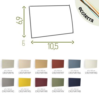 BIGLIETTO SINGOLO - 7X11 CM - CARTONCINO ECOLOGICO (COD. CZBI7X11)