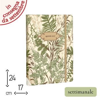 AGENDA SETTIMANALE 2027 - 17X24 CM - BOTANICA (COD. AA03)