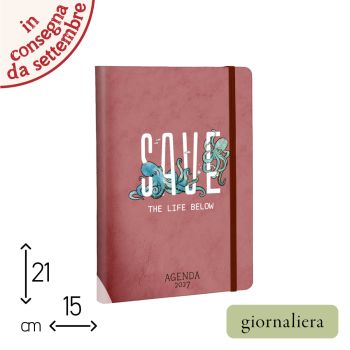 AGENDA GIORNALIERA 2027 - 15X21 CM - OCTOPUS (COD. AA11)