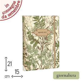 AGENDA GIORNALIERA 2027 - 15X21 CM - BOTANICA (COD. AA13)
