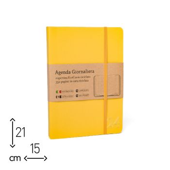 AGENDA GIORNALIERA GIALLA ECOCUOIO 2024 - 15X21 CM (cod. AE09) coming soon