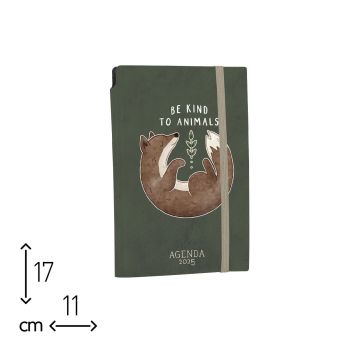 AGENDA BORSABILE SETTIMANALE BE KIND 2025 - 11X17 CM  (cod. AE37)  