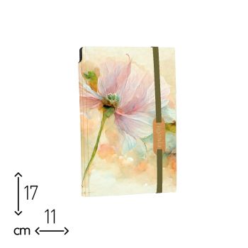 AGENDA BORSABILE SETTIMANALE VELVET FLOWER 2025 - 11X17 CM  (cod. AE40)  