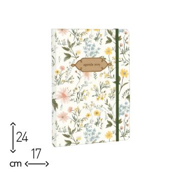 AGENDA SETTIMANALE SILLY FLOWER 2025 - 17x24 CM  (cod. AE44) 
