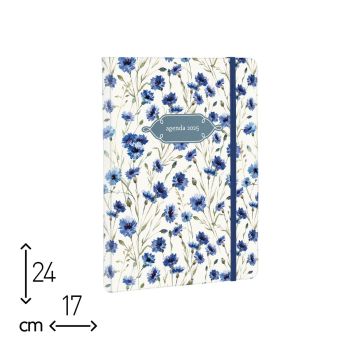 AGENDA SETTIMANALE BERRY FLOWER 2025 - 17x24 CM  (cod. AE47) 