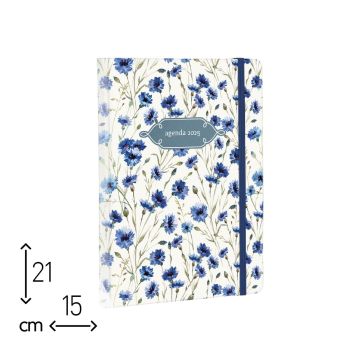 AGENDA GIORNALIERA BERRY FLOWER 2025 - 15X21 CM (cod. AE48)