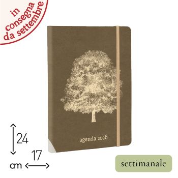 AGENDA SETTIMANALE 2026 - 17X24 CM - ALBERO26 (COD. AE66)