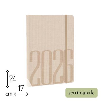 AGENDA SETTIMANALE 2026 - 17X24 CM - TYPE26 (COD. AE67)