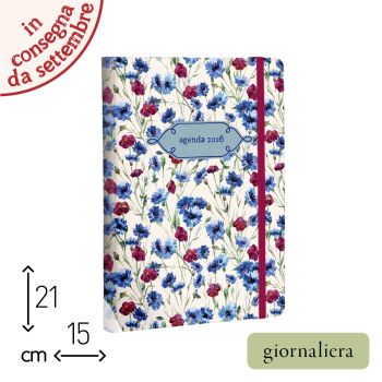 AGENDA GIORNALIERA 2026 - 15X21 CM - FLORENS (COD. AE74)