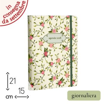 AGENDA GIORNALIERA 2026 - 15X21 CM - BELLIS (COD. AE75)