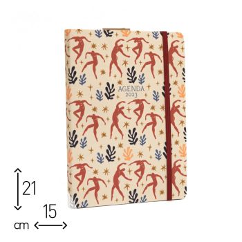 AGENDA GIORNALIERA 2023 "DANZA" - 15X21 CM (cod. AG10)