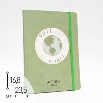 AGENDA SETTIMANALE 2023 "MONDO" - 23,5X16,8 CM (cod. AG26)