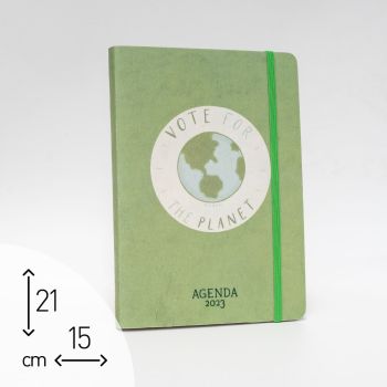 AGENDA GIORNALIERA 2023 "MONDO" - 15X21 CM (cod. AG76)
