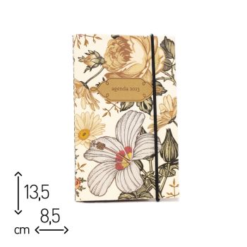 AGENDA TASCABILE SETTIMANALE 2023 "HIBISCO" - 8,5X13,5 CM (cod. AG90)