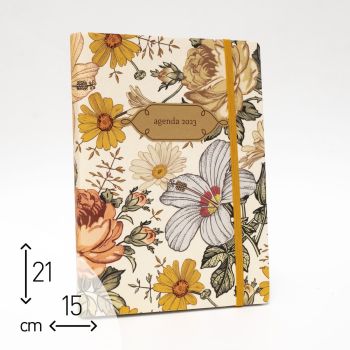 AGENDA GIORNALIERA 2023 "HIBISCO" - 15X21 CM (cod. AG96)
