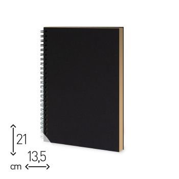 BLOCCO SKETCH BOOK SPIRALATO - 100 PAGINE NEUTRE - 14X21 CM (cod. C5010) [F17]