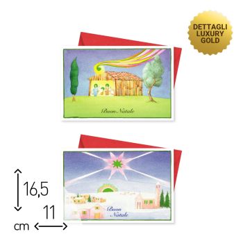 BIGLIETTO NATALE - 11X16,5 CM (COD. CD56)