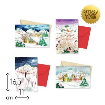BIGLIETTO NATALE - 11X16,5 CM (COD. CD58)