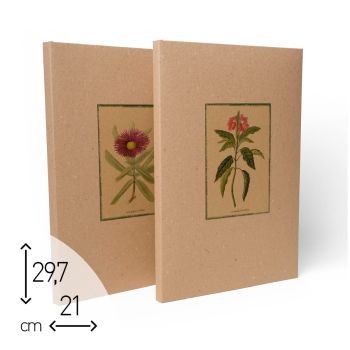 QUADERNO CARTONATO - PAGINE IN CARTAPAGLIA NON STAMPATE - 21X29,7 CM - INTERNO SOLO W(cod. CP03)