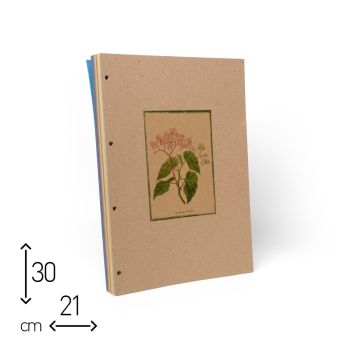 RICAMBIO A4 CON 90 FOGLI CARTAPAGLIA STRATI COLORATI - NON STAMPATI - 21X29,7 (cod. CP25)