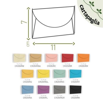 BUSTA CARTAPAGLIA - 7X11 CM (COD. CR20)