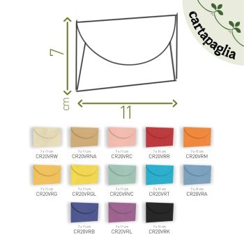 BUSTA CARTAPAGLIA - 7X11 CM (COD. CR20)