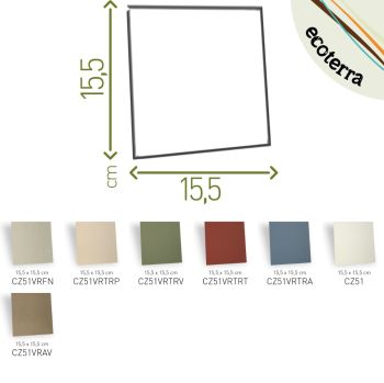 BIGLIETTO SINGOLO - 15,5X15,5 CM - CARTONCINO ECOLOGICO (COD. CZ51)