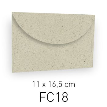 BUSTE IN CARTA FIENO - F.TO 11X16,5 CM. (FC18)