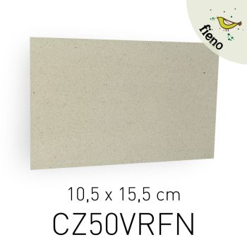 BIGLIETTO SINGOLO - 10,5X15,5 CM - CARTA FIENO (COD. CZ50VRFN)