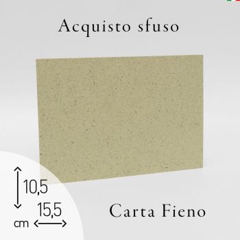 BIGLIETTO CARTA FIENO 15,5X10,5 - 275 gr (cod. CZ52)