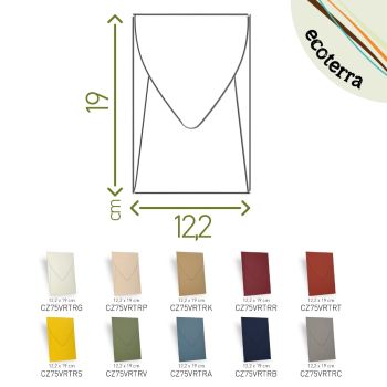 BUSTA PARIGI ECOTERRA - 19X12,2 CM (COD. CZ75) 