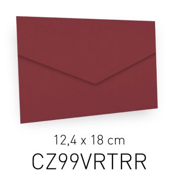 ECOTERRA CILIEGIA - BUSTA CON TASCA INTERNA - 12,4X18 CM (COD. CZ99VRTRR)