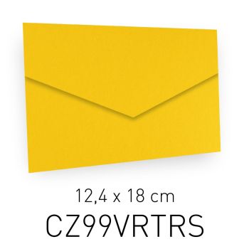 ECOTERRA GIALLO - BUSTA CON TASCA INTERNA - 12,4X18 CM (COD. CZ99VRTRS)