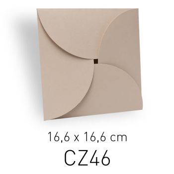 ECOTERRA CIPRIA - BUSTA CHIUSURA PETALO - 16,6X16,6 CM (COD. CZ46)