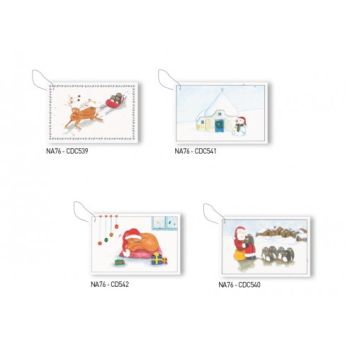 Hallmark Signature Biglietti Di Natale Con Presepe In Lamina D'Oro - 12 Biglietti E Buste, 11.7x15.2 Cm