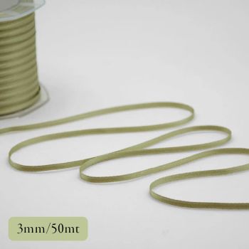 NASTRO DOPPIO RASO - 3 MM - SALVIA (COD. NS01VR15)