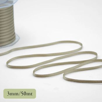 NASTRO DOPPIO RASO - 3 MM - TORTORA (COD. NS01VR54)