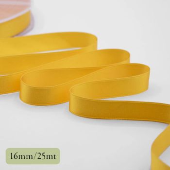 NASTRO DOPPIO RASO - 16 MM - GIALLO SOLE (COD. NS02VR1006)