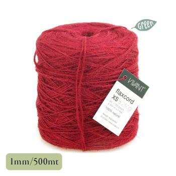 FLAXCORD XS 1 MM - 500 MT - ROSSO (COD. NS03VR20)