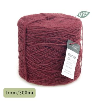 FLAXCORD XS 1 MM - 500 MT - ROSSO SCURO (COD. NS03VR28)