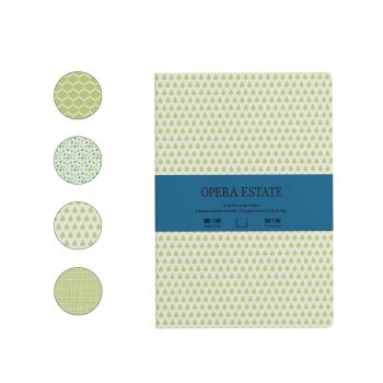 LIBRO FIRMA BROSSURATO "OPERA ESTATE" - NEUTRO - A4 - 21X29,7 CM (cod.OE04)