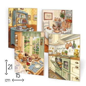 RICETTE AL VOLO - 15X21 CM - 48 PAGINE RIGHE (COD. OG19)