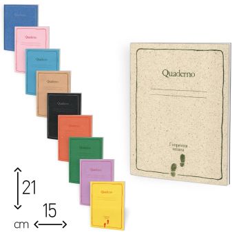 QUADERNO SPILLATO -IMPRONTA - 48 PAGINE NEUTRE - 15X21 CM  (cod. OG32)