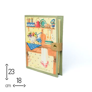 RICETTARIO AD ANELLI - MEDIO - CON SCATOLA REGALO (cod. OG39)