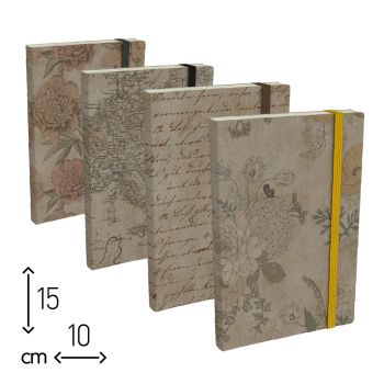 QUADERNO BROSSURATO "RICORDI" - NEUTRO -  10x15 CM (cod.RR01)
