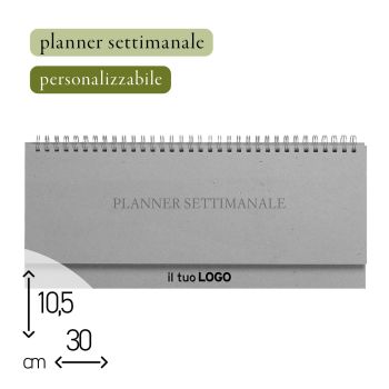 PLANNER SETTIMANALE - 10,5x30 CM - PERSONALIZZABILE (COD. PR112)