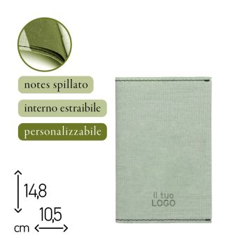 NOTES OCEAN - 10,5x14,8 CM - BORSABILE - PERSONALIZZABILE (COD. PR135)