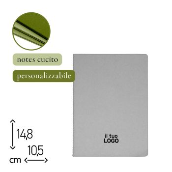 NOTES CUCITO - 10,5X14,8 CM - BORSABILE - PERSONALIZZABILE (COD. PR47)