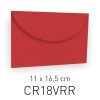 CARTAPAGLIA ROSSO - BUSTA - 11X16,5 CM (COD. CR18VRR)