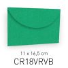 CARTAPAGLIA VERDE BANDIERA - BUSTA - 11X16,5 CM (COD. CR18VRVB)